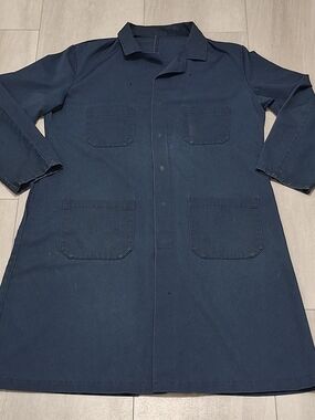 Vintage Wrangler Shop Coat Lab Work Jacket 42 R Made In USA